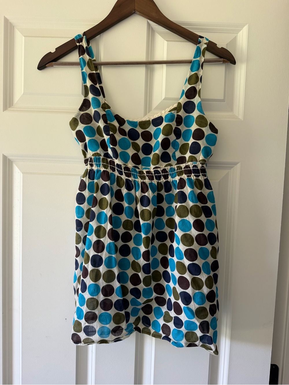 Lilu polka dot top